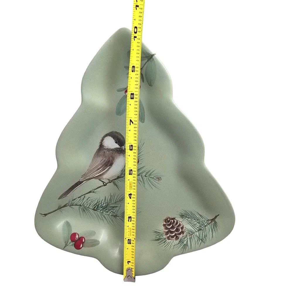 Pfaltzgraff Winterwood Tree Shaped Dish 10